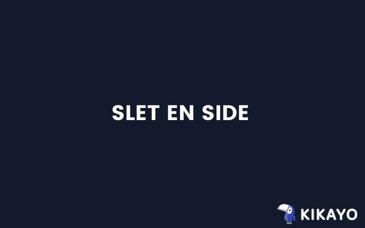 Slet side