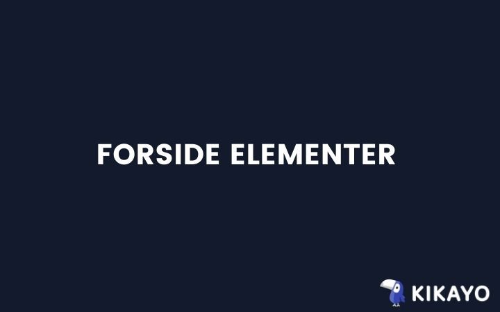 Forsiden Elementer