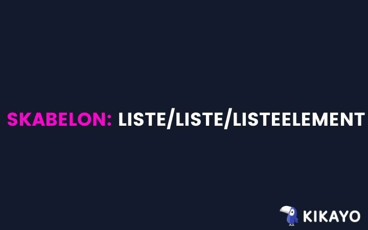 Liste.liste.listeelement Liste.liste.listeelement